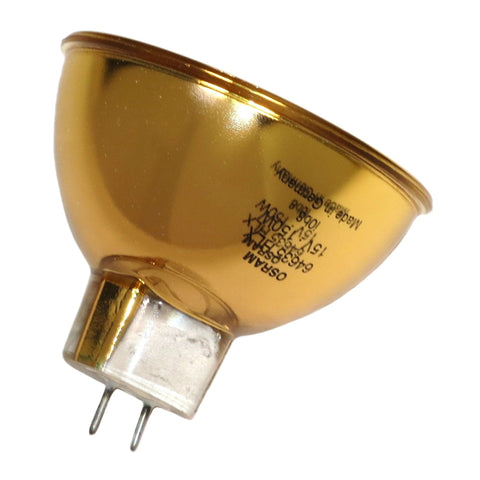 64635 Osram 54233 150W 15V MR16 HLX XENOPHOT Clear Tungsten Halogen Infrared Lamp with Gold Reflector