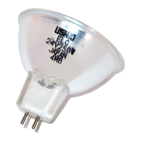 1000318 Ushio ELC JCR24V-250W MR16 A/V Photo Halogen Reflector Lamp