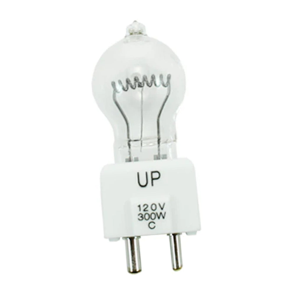 1000896 Ushio JCD-0302 DYS-300W 120V G7 GY9.5 Clear Halogen Lamp