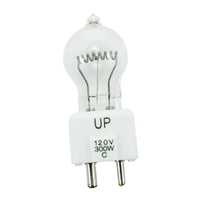 1000896 Ushio JCD-0302 300W 120V G7 GY9.5 Clear Halogen Stage Studio Photo Lamp