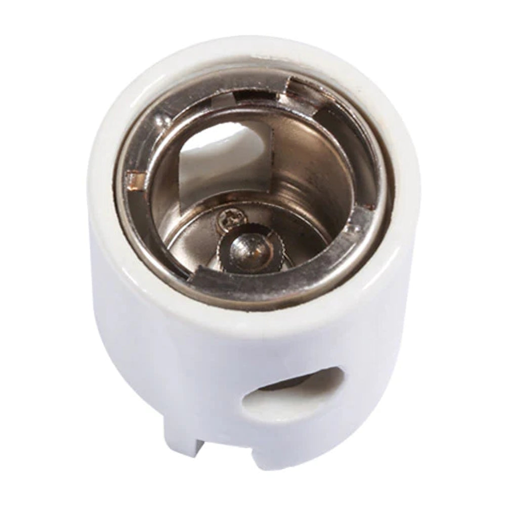1001264 Ushio 250V 2500W P28S LH Porcelain No Leads Single Bulb Socket