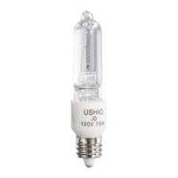 1003089 Ushio JD120V-75W/E11 T4 Clear Halogen Stage Studio Photo Lamp