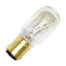 14741 GE 25T7DC 25W 120V BA15d T7 Clear Incandescent Glass Lamp