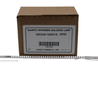 Ushio 1001335 QIH240-1600T/S quartz infrared heater lamp and package