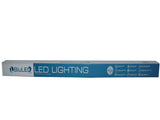 Lutema BluLED 2 Feet / 24 Inches / 60cm T8 613 Fluorescent Replacement LED Lamp Tube - CLEAR (9W / 144 LED / G13 / 6000k-6500k / 85V~285V / 50Hz~60Hz) (MITLEDLP01)