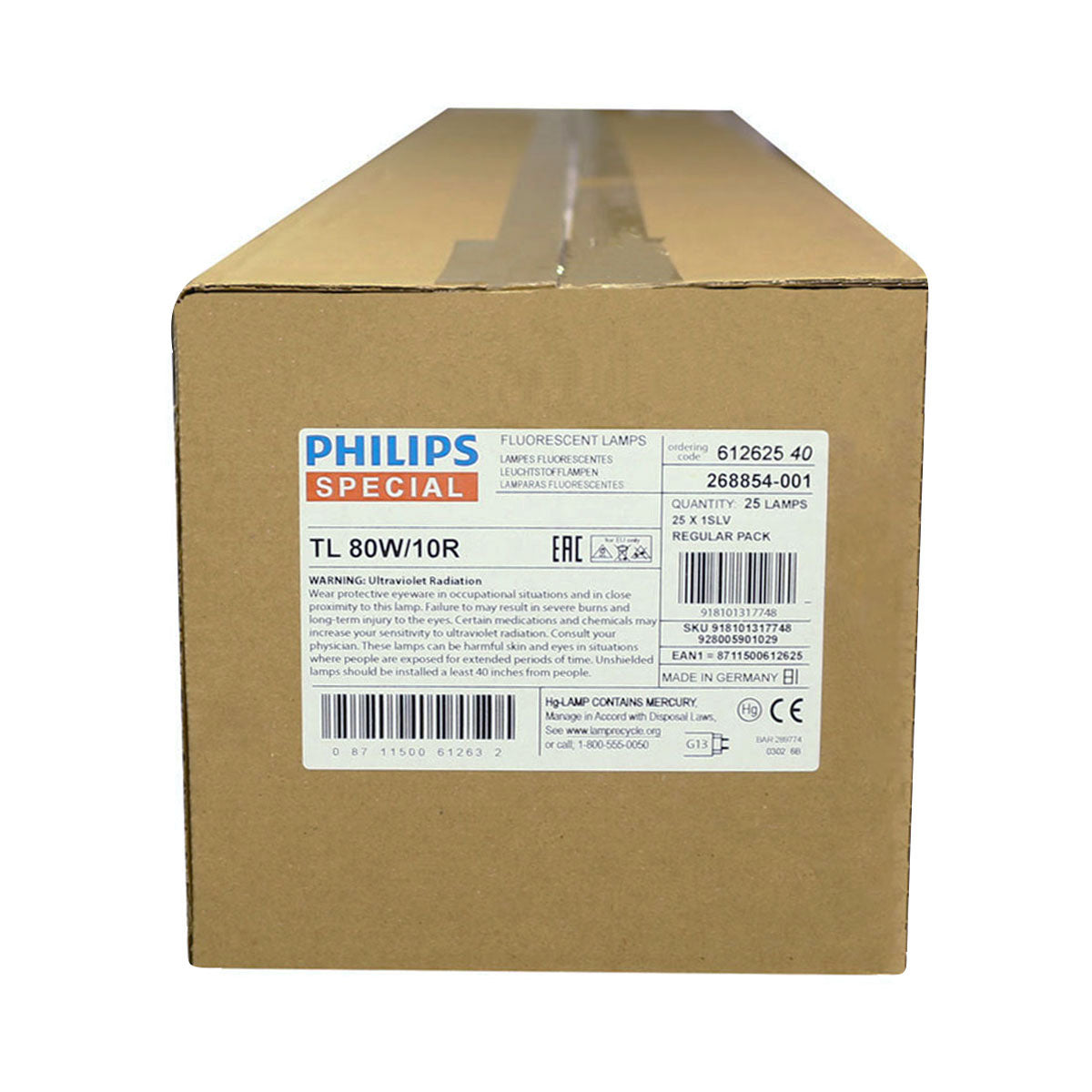 268854 Philips Flexo Print TL 80W/10-R Fluorescent Light Bulb (9280 059 01029)