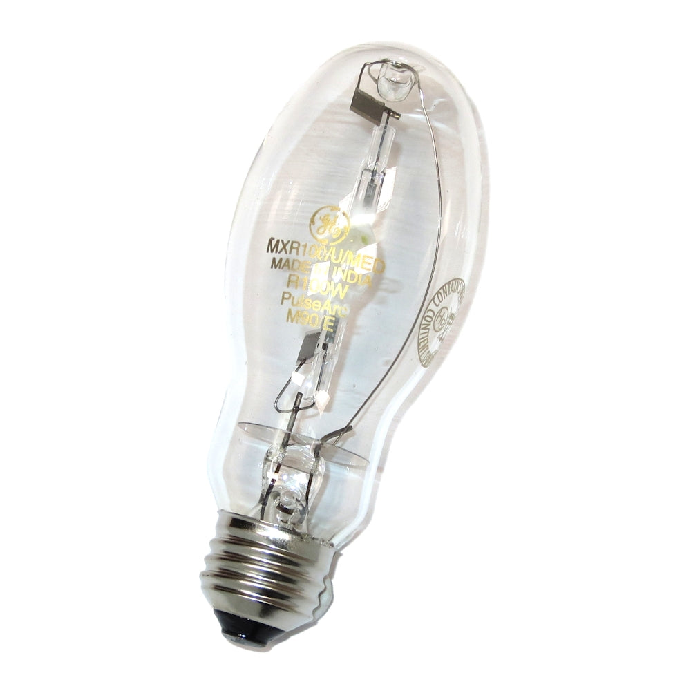 18680 GE MXR100 U MED 100W Clear Metal Halide Lamp