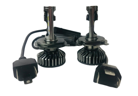 Lutema Automotive LED 30W Headlight Bulb Conversion Kit F2 H4 External Driver Type