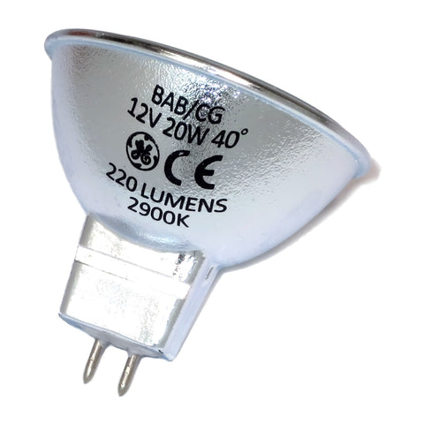 20857 GE BAB/CG Q20MR16C/CG40 20W 12V ConstantColor Precise Halogen Lamp