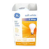 97494 GE 50/100/150-1PK 150W 120V A21 Soft White 3 Way Adjustable Incandescent Bulb Packaging