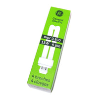 97594 GE F13DBX/827/ECO4P Ecolux Biax 13W 4 Pin Compact Fluorescent Display Office Lamp