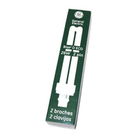 97608 GE F26DBX/835/ECO Ecolux Biax D 26W 2 Pin Compact Fluorescent Lamp