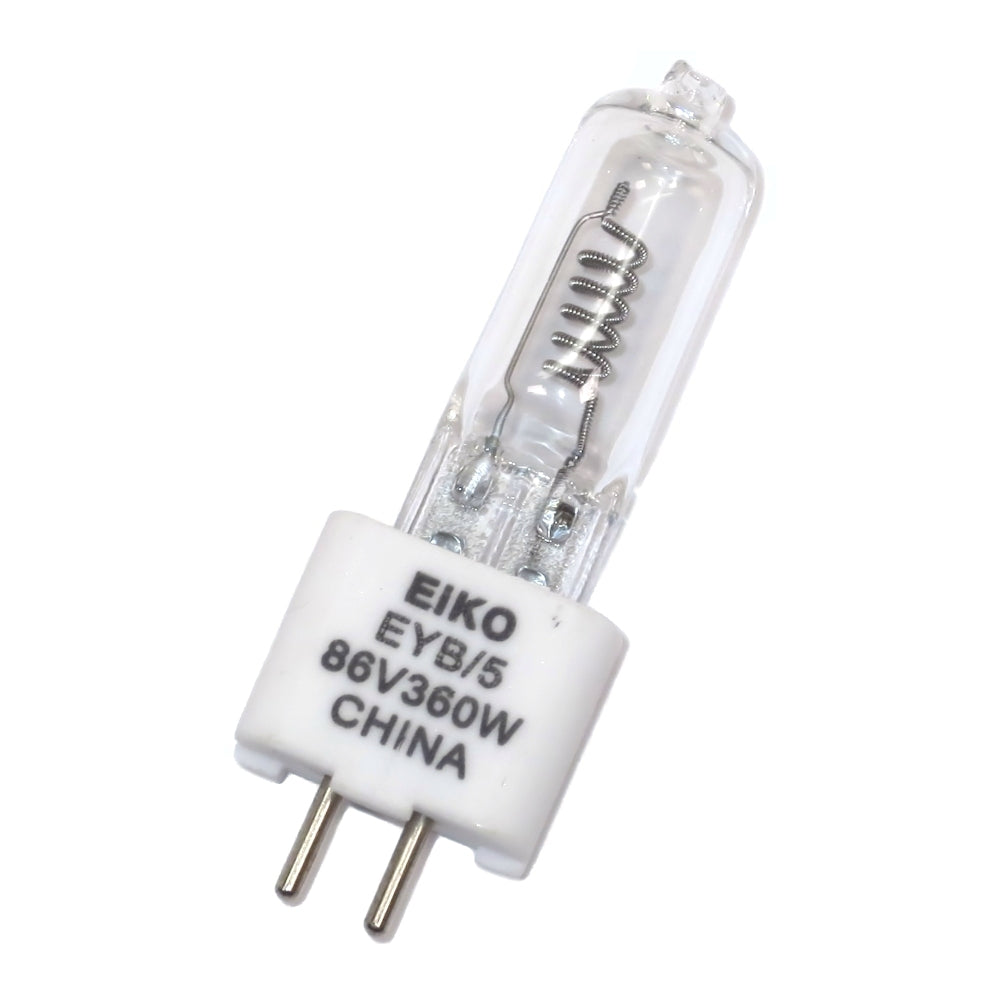 02960 Eiko EYB-5 360W 86V T3-1/2 Clear Halogen Lamp