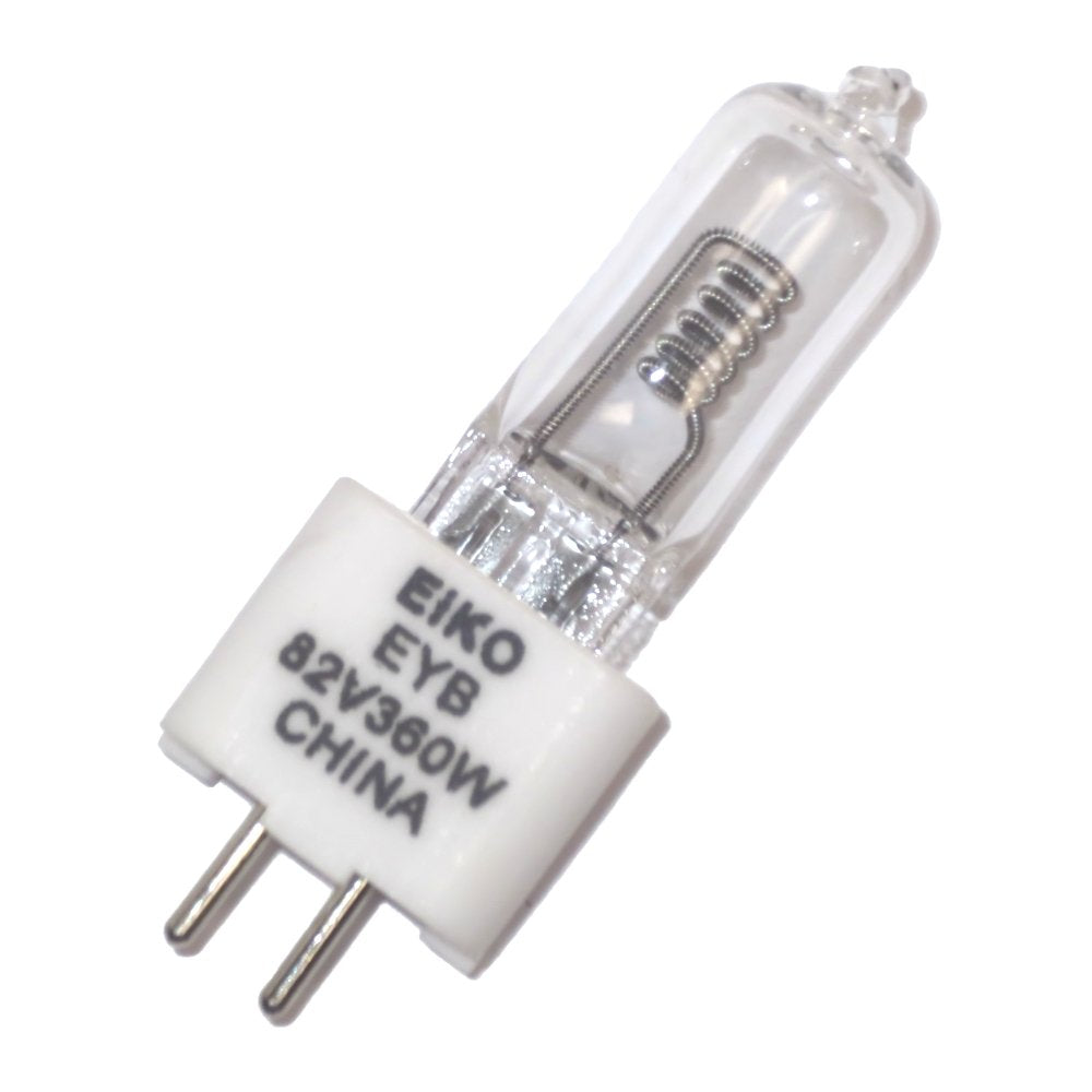02950 Eiko EYB 360W 82V T3-1/2 G5.3 Clear Halogen Lamp
