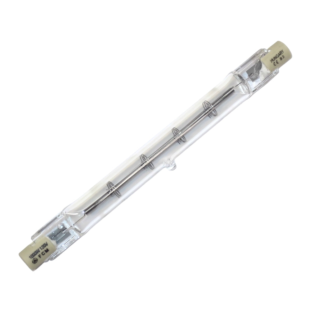 23797 GE FCM Q1000T34CL 1000W R7s Clear Halogen Lamp