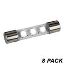 FL1WW Warm White 8V 23mA 3 SMD LED Fuse Lamp 8 PACK