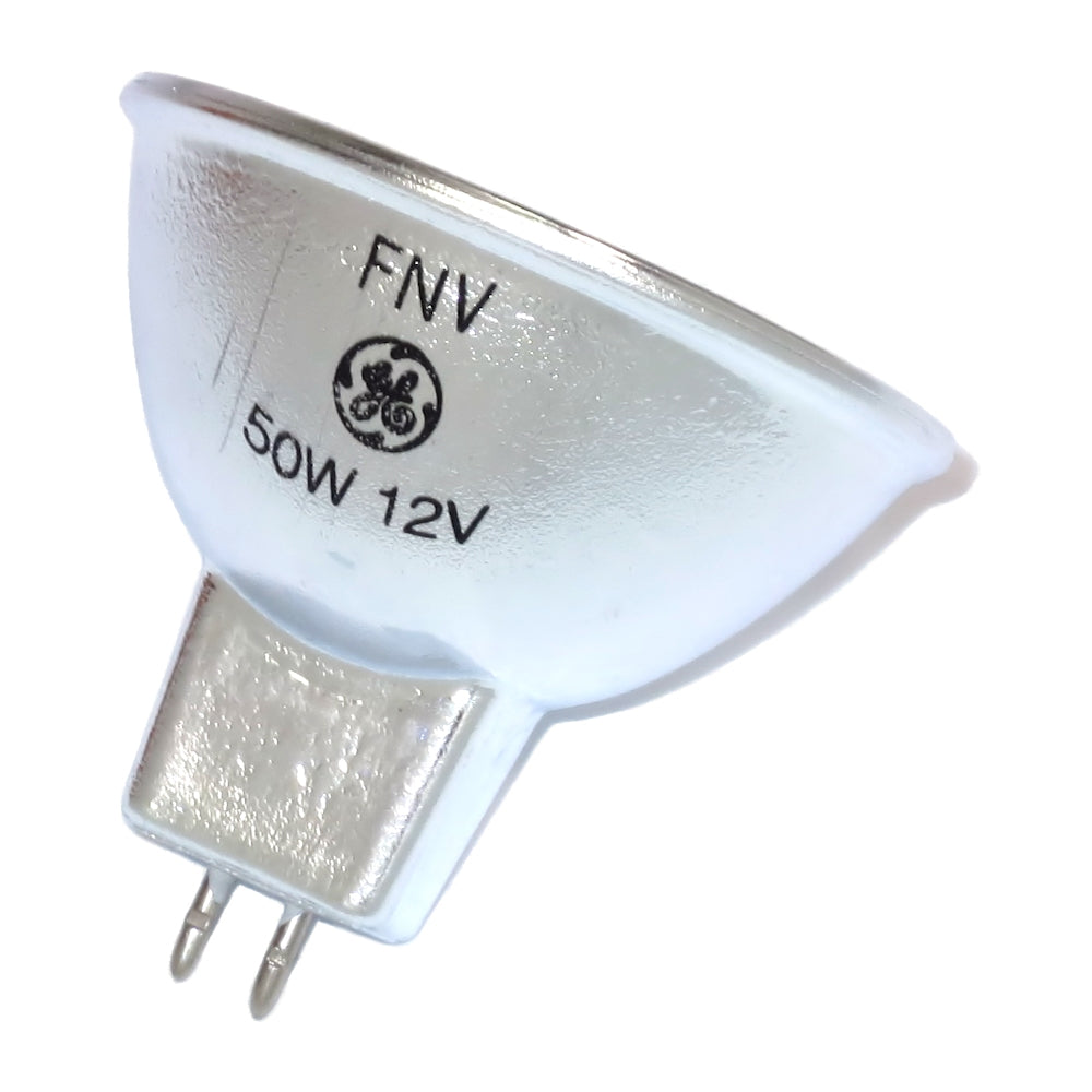 20832 GE FNV Q50MR16/C/WFL55 50W 12V Clear Halogen Lamp