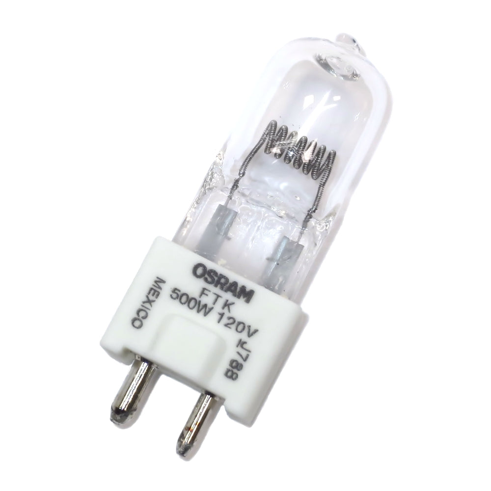 54875 Osram FTK 500W 120V T6 GY9.5 Clear Halogen Lamp