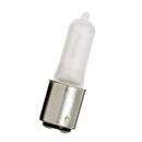 S1982 Satco 50W JD 120V T4 BA15d Frosted Halogen Lamp